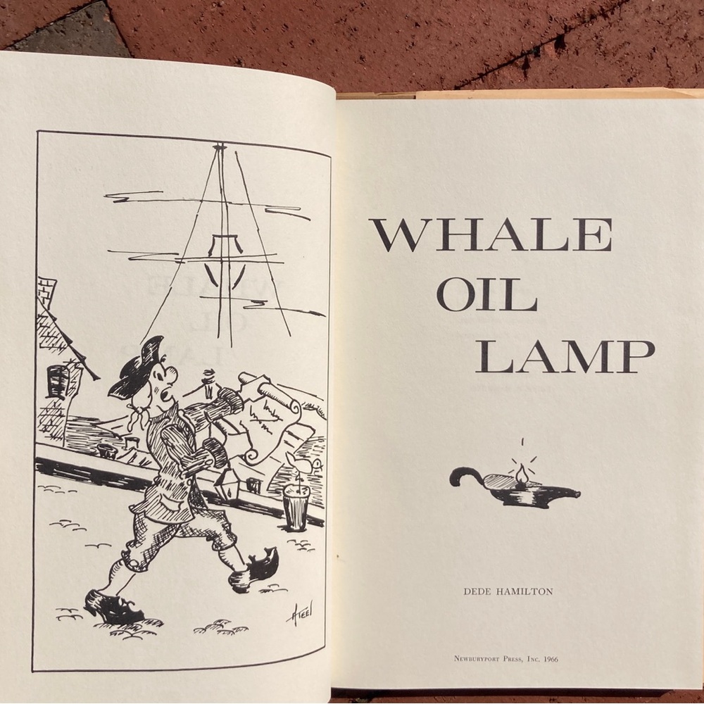 Whale Oil Lamp Dede Hamilton Yankee Poetry Newburyport Press Nautical Poems - Picture 2 of 15